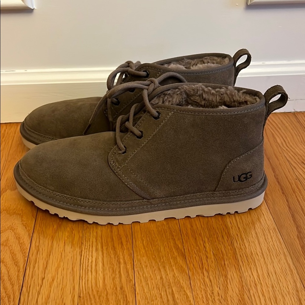UGG Neumel Hickory Boots Suede Minimalist Design